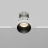 Встраиваемый светильник Maytoni Technical Dip DL124-10W-4K-TRS-B