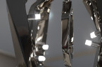 Подвесной светильник DeLight Collection Hardy P68020M-7 nickel