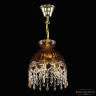 Подвесной светильник Bohemia Ivele Crystal 5478/22 G Amber/M-1G Drops K721