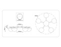 Потолочная люстра Ambrella Light High Light Modern LH12009