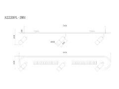 Спот Arte Lamp Pisces A2220PL-3WH