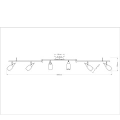 Трековая система Arte Lamp A4590PL-6SS