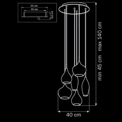Подвесная люстра Lightstar Pentola 803063