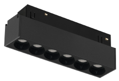 Трековый магнитный светильник iLedex Vision 4822-002-L120-6W-38DG-3000K-BK