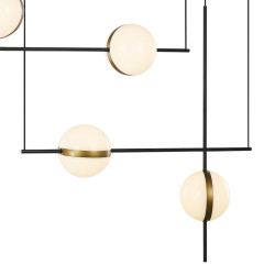Потолочный светильник MD2062-4B black/brass