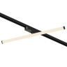 Трековый однофазный светильник Denkirs Strom DK6638-BK