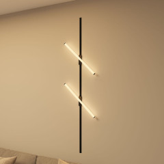 Трековый однофазный светильник Denkirs Strom DK6638-BK