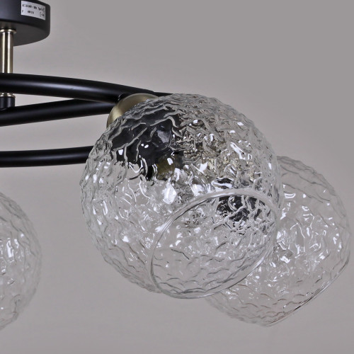 Люстра на штанге Illumico IL0296-5CSQ-79 BK AB