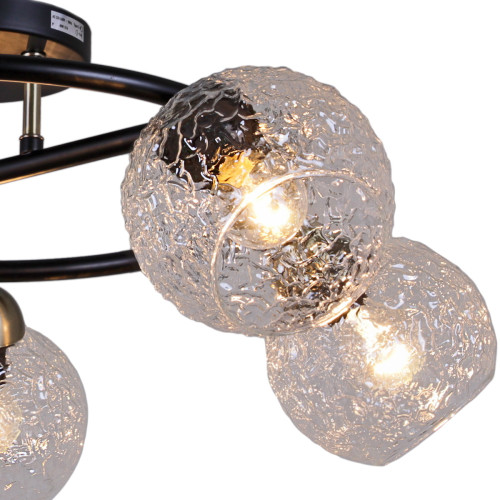 Люстра на штанге Illumico IL0296-5CSQ-79 BK AB