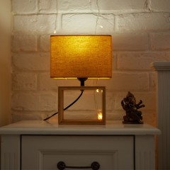 Настольная лампа Uniel UML-B401 E27 ORANGE/WOOD UL-00010955