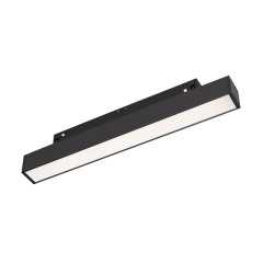 Трековый магнитный светильник Arlight MAG-ORIENT-FLAT-L235-8W Warm3000 (BK, 100 deg, 48V) (IP20 Металл) 033609(1)