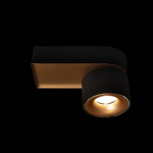 Накладной спот Loft IT Knof 10324/A Gold Black