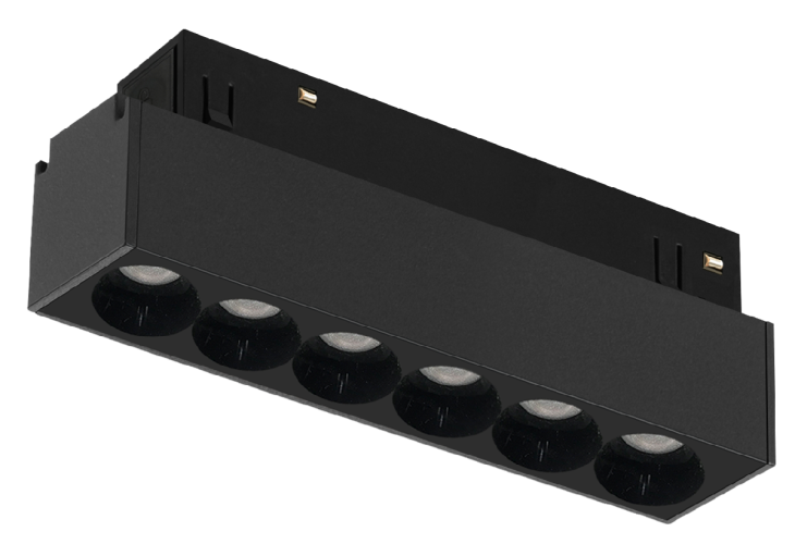 Трековый магнитный светильник iLedex Vision 4822-002-L120-6W-38DG-4000K-BK