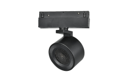 Трековый магнитный светильник iLedex Vision 4822-010-D82-12W-38DG-4000K BK (WALL WASHER)