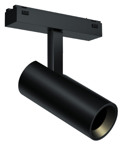 Трековый магнитный светильник iLedex Vision 4825-042-D55-18W-38DG-3000K-BK