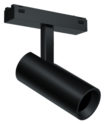 Трековый магнитный светильник iLedex Vision 4825-042-D55-18W-38DG-3000K-BK