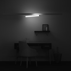 Трековый магнитный светильник Maytoni Larc TR086-4-25W-DS-W