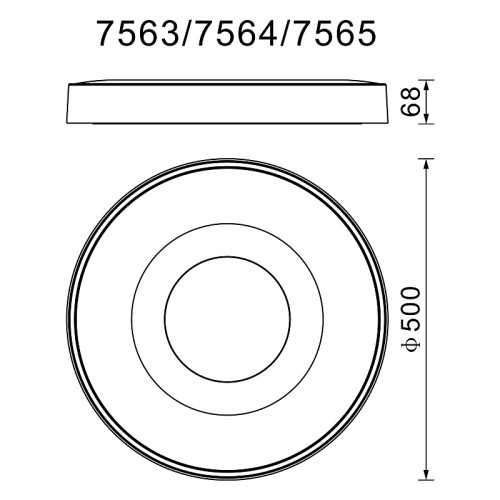 Потолочный светильник Mantra Coin 7565