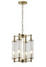 Подвесная люстра Crystal Lux TOMAS SP4 BRASS