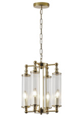 Подвесная люстра Crystal Lux TOMAS SP4 BRASS