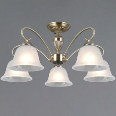 Люстра на штанге Illumico IL0696-5ASQ-25 AB AREZZO