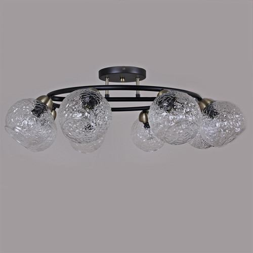 Люстра на штанге Illumico IL0296-8CSQ-79 BK AB