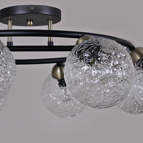 Люстра на штанге Illumico IL0296-8CSQ-79 BK AB