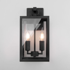 Уличный настенный светильник Elektrostandard Candle 35150/D черный 4690389182464 a058260