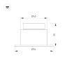 Встраиваемый светильник Arlight MS-GLORY-BUILT-R54-5W Warm3000 (NI, 38 deg, 230V) 047289