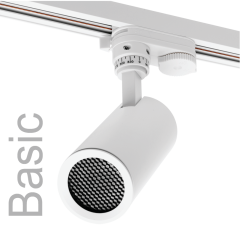 Трековый однофазный светильник Wolta Basic WTL-GU10/01W