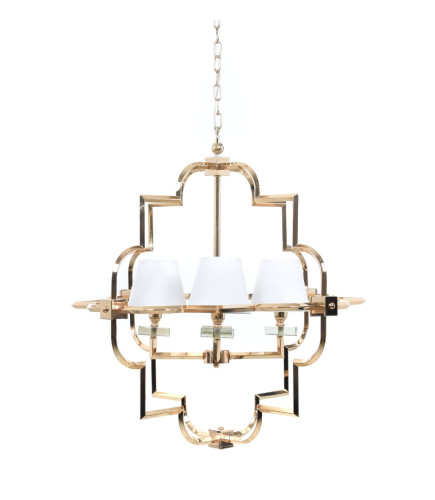 Подвесная люстра Lumina Deco Baltimore LDP 8020-4 GD+WT