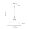 Подвесной светильник Arte Lamp Cappello A7038SP-1BK