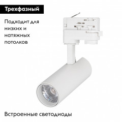 Трековый светильник Arlight LGD-Gera-4TR-R55-10W Warm3000 033126