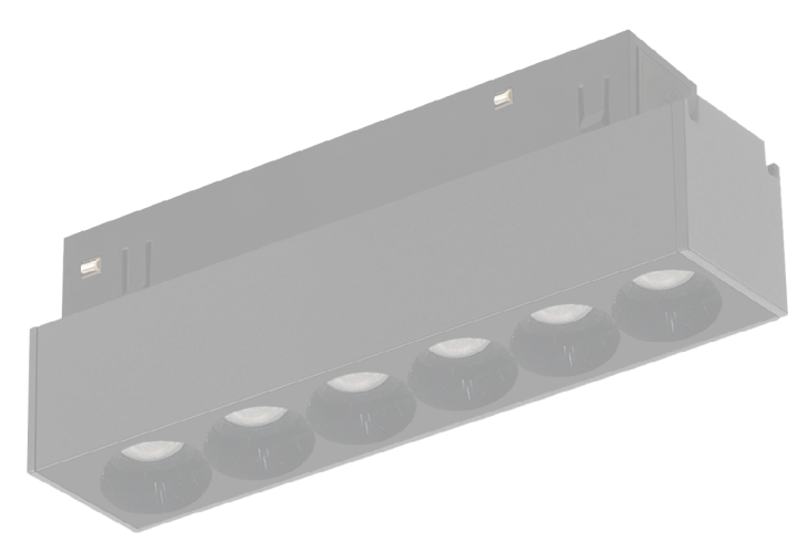 Трековый магнитный светильник iLedex Vision SMART 4822-002-L120-6W-38DG-BK
