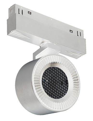 Трековый магнитный светильник iLedex Vision 4822-010-D82-12W-38DG-4000K WH (WALL WASHER)