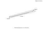 Трековый магнитный светильник Crystal Lux CLT 0.34 001 20W BL 4000K