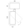 Накладной светильник Lightstar Alta Base A5136SO