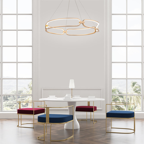 Подвесной светодиодный светильник Maytoni Chain MOD017PL-L50MG