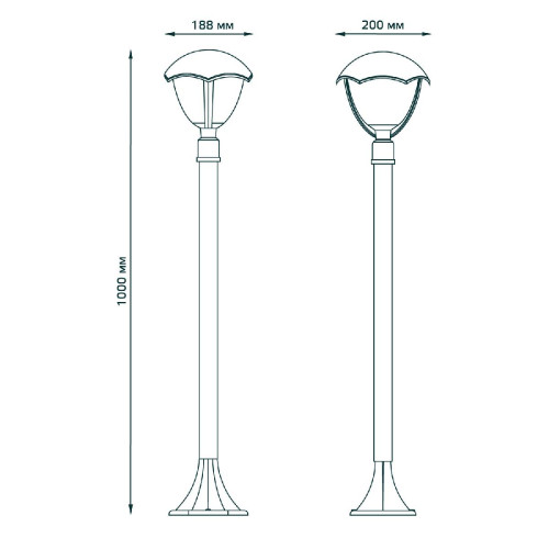 Уличный светильник Gauss Aura GD030