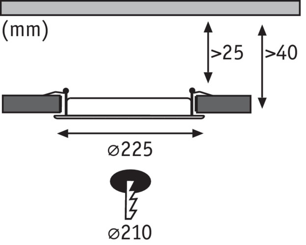 Встраиваемый светодиодный светильник Paulmann Smart Panel 50027