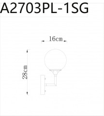 Бра ARTE Lamp A2703AP-1SG