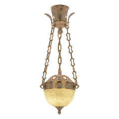 Подвесной светильник Bohemia Ivele Crystal 71000P/20AZ GW Rose Y8