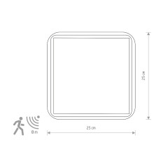 Настенно-потолочный светильник Nowodvorski Tahoe Sensor 10040