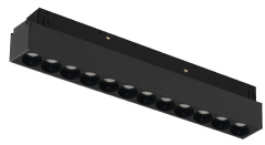 Трековый магнитный светильник iLedex Vision 4822-002-L235-12W-38DG-3000K-BK