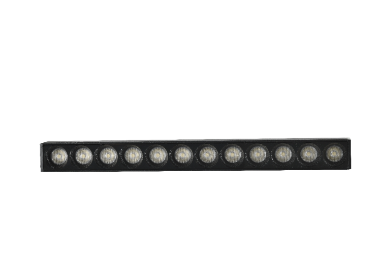 Трековый магнитный светильник iLedex Vision 4822-002-L235-12W-38DG-3000K-BK
