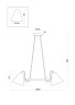 Подвесной светильник Freya Falke Market FR8001PL-03WG