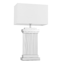 Настольная лампа Lumina Deco Davos LDT 310 CHR+WT
