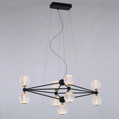 Подвесная люстра DeLight Collection Elliot Diamante MD20022005-9B black/chrome