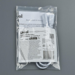 Провод Uniel UCX-PP3/L10-050 WHITE 1 POLYBAG UL-00008553