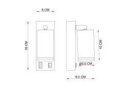 Спот Arte Lamp Imai A2364AP-1BK